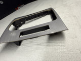 01-06 BMW E46 M3 Convertible Center Shift Shifter Trim Brushed Aluminum *Bent