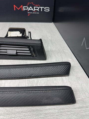 08-13 BMW E92 E93 M3 Interior Trim Set Carbon Leather OEM Genuine *Notes*