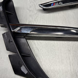 2014–2020 BMW M4 F82 F83 Left Right Fender Side Vent Grills OEM Chrome