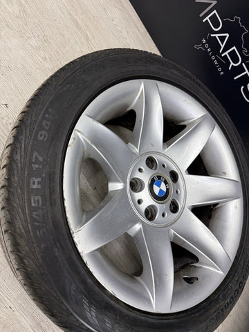 01-03 OEM BMW E39 525 528 530 540 Alloy Rim Wheel 17x8" ET20 Star Spoke Style 81