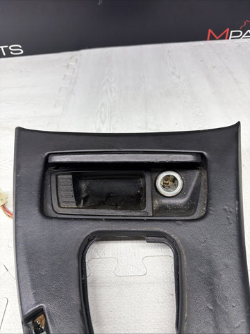 08-13 BMW E90 E92 M3 OEM  Front Center Console Cover Leather DCT *Scratches*