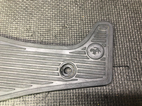 Dead Pedal Cover Panel Black 19-23 Ferrari F8 Tributo