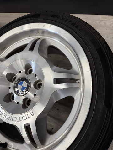 BMW MOTORSPORT Style 24 E36 M3 LIGHTWEIGHT LTW Rims Wheels 17x7.5 ET41 REPLICA