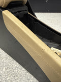 08-13 BMW E90 E92 E93 M3 Front Center Console Armrest Extended Leather Bamboo