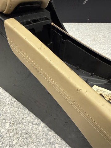 08-13 BMW E90 E92 E93 M3 Front Center Console Armrest Extended Leather Bamboo