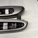 01–06 BMW E46 M3 Coupe Rear Titan-Shadow Interior Trim Set Left+Right Gray OEM