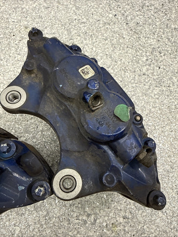 BMW 15-20 F80 F82 F83 M3 M4 Front Brake Calipers OEM Blue