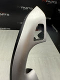 01-06 BMW E46 M3 Brushed Aluminum/Black Door Trim Armrest Right Front Passenger