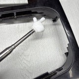 01-06 BMW E46 M3 Convertible Interior Armrests Trim Set Piano Black *Notes*