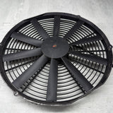 Genuine SPAL 16" Low Profile Puller Fan VA18-AP10/C-41A - 12V Straight Blade