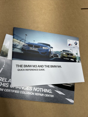 OEM BMW 15-20 F82 M4 OWNERS MANUAL BOOK BOOKS BOOKLETS POUCH