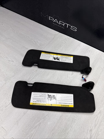 BMW 13-19 F06 M6 SEDAN ALCANTARA SUEDE SUNVISORS SUN VISORS OEM