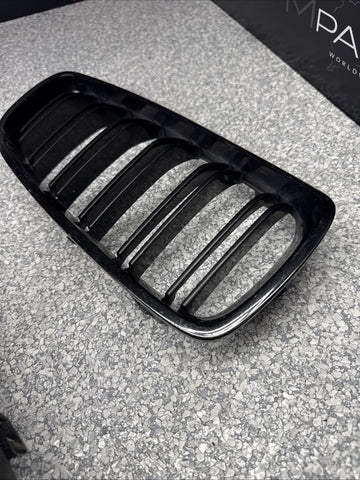 BMW 15-20 F80 F82 F83 M3 M4 Bumper Kidney Grilles Black OEM