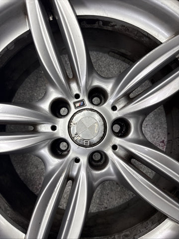 OEM BMW F10 F13 Front Wheel Rim 19x8.5 ET33 M Double Spoke Style 351 Silver