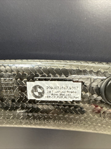 15-20 BMW F80 F82 F83 M3 M4 Carbon Fiber Strut Braces Bar OEM *Broken Tab / Bent