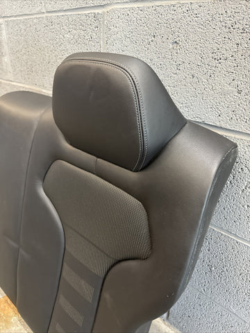 BMW F82 M4 Coupe 15-20 Left Rear Seats Black Leather Back Rest Backrest Seat