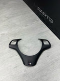 08-13 BMW E90 E92 E93 M3 Lower Steering Wheel Trim Cover Plate Black