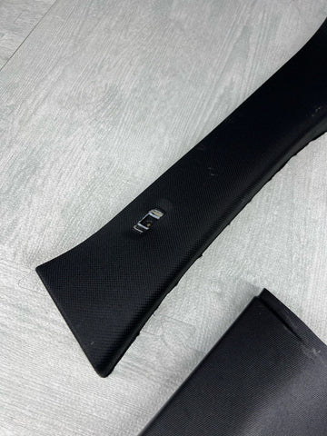 A B C Pillar Column Cover Trim Set Black OEM BMW 18-23 G01 F97 X3 X3M