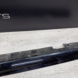 BMW 01-06 E46 M3 Rocker Panel Side Skirt Left Driver Carbon Black 51717890011