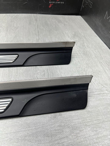 01-06 OEM E46 M3 BMW M3 Left Right Pair Door Sills Panels Scuff Plates