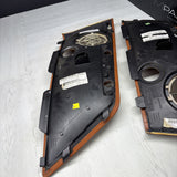 01-06 BMW E46 M3 Convertible Rear Left Right Door Cards Panels Trims Cinnamon