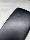 16-21 OEM BMW F87 M2 Center Armrest Tray Console Black Leather Blue Stitch