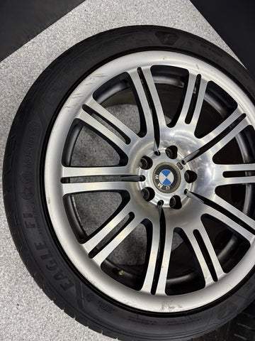 OEM BMW 01-06 E46 M3 19” Style 67 Wheels Rims Staggered Set
