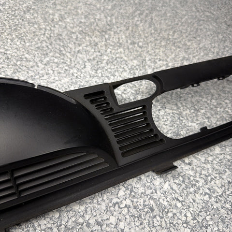 01-06 BMW E46 M3 CONVERTIBLE REAR SEAT ROLLOVER BAR TRIM COVER BLACK 8204279 OEM