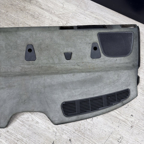 2000-2003 BMW E39 M5 Rear Window Shelf Interior Trim Panel Black Alcantara OEM
