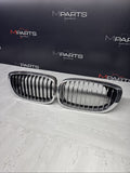 OEM Chrome Front Kidney Grill Grilles 2003-2006 BMW E46 330Ci 325Ci 2DR LCI