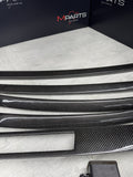 BMW E92 E93 M3 08-133 Carbon Fiber Interior  Console Panel Cover Trim Kit Set