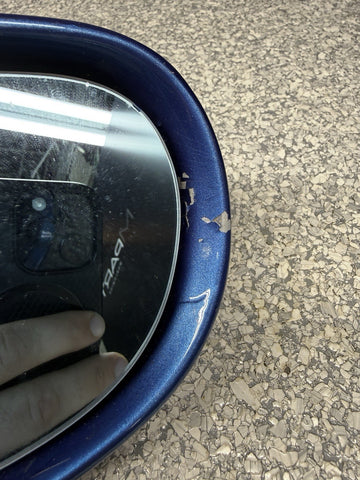 95-99 BMW E36 M3 Coupe Side Door Mirrors Pair OEM Estoril Blue