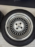 Set of 4 15x8 AVID1 AV18 4x100 25 Silver Machined Lip Wheel Rim 73.1
