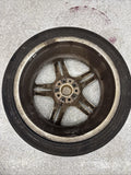 OEM BMW F10 F13 Front Wheel Rim 19x8.5 ET33 Double Spoke Style 351 Silver *Crack