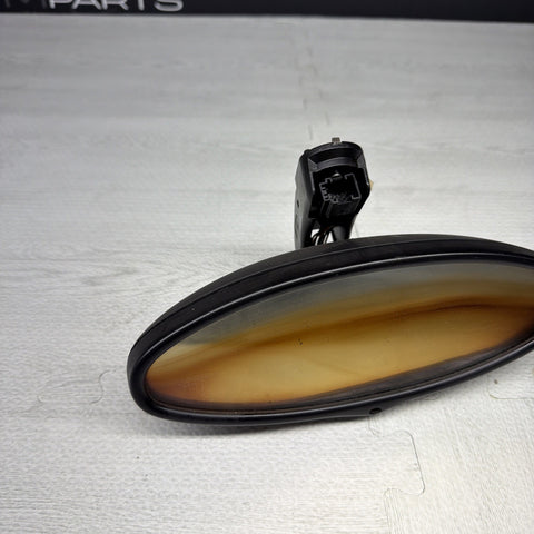 01-06 BMW E46 M3 Rearview Rear View Oval Mirror *Damage