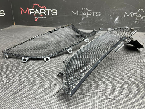 10-15 FERRARI 458 ITALIA SPIDER REAR BUMPER GRILLES GRILLS VENTS OEM 84093500