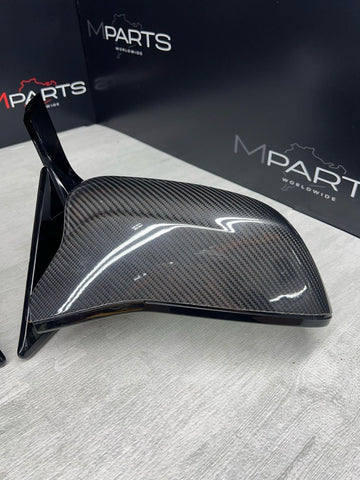BMW 18-25 M850i 840i G14 G15 F91 F92 M8 Side View Mirrors OEM Carbon Fiber