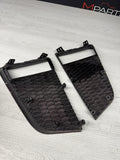 17-20 Nissan GTR Front Bumper Grills Grilles Vents Black