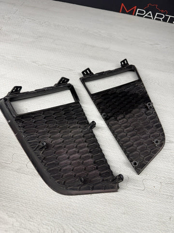 17-20 Nissan GTR Front Bumper Grills Grilles Vents Black