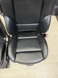 01-06 BMW E46 M3 Convertible Interior Front Heated Seats Black *Notes*