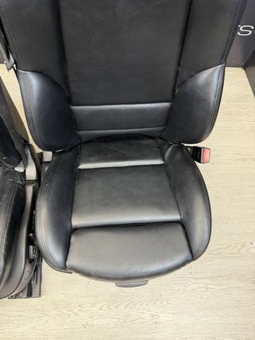 01-06 BMW E46 M3 Convertible Interior Front Heated Seats Black *Notes*