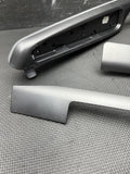 01-06 BMW E46 M3 Convertible Interior Armrests Trim Set Titan Shadow Grey Gray