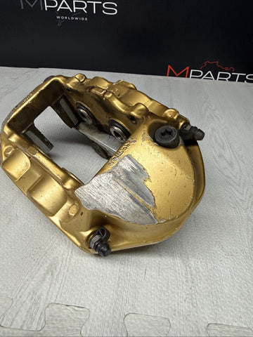 BMW 15-20 F80 F82 F83 M3 M4 CARBON CERAMIC BRAKE CALIPER GOLD FRONT LEFT