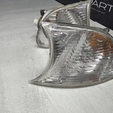 02-06 BMW E46 325 328 M3 Clear Corner Lights Tail Lamps 6919651 6919652 *Notes*
