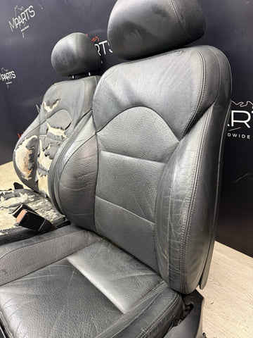 BMW 00-03 E39 M5 Sedan Front Seats Leather Heated Black