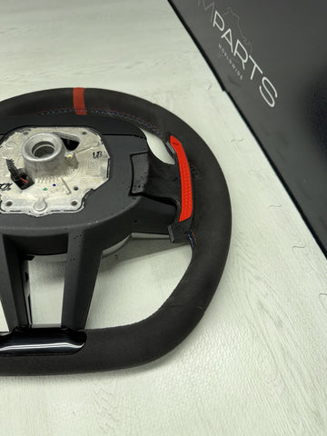 BMW M3 G80 G81 M4 G82 G83 LCI STEERING WHEEL M-POWER ALCANTARA CARBON OEM