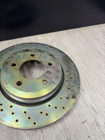 Pair Set of 2 Rear Brembo Brake Disc Rotors X-Drilled Sport BMW E46 330i