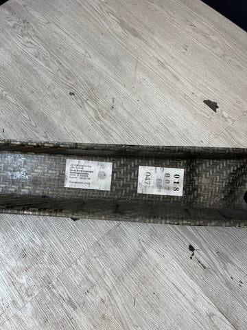 01-06 BMW E46 M3 Front Bumper Rebar Reinforcement Beam *Small Crack*