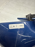 01-06 BMW E46 M3 Left Driver Side View Mirror Topaz Blue *Broken