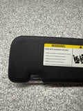 08-11 OEM BMW E90 328 335 M3 Coupe Right Passenger Sun Visor Black Vinyl